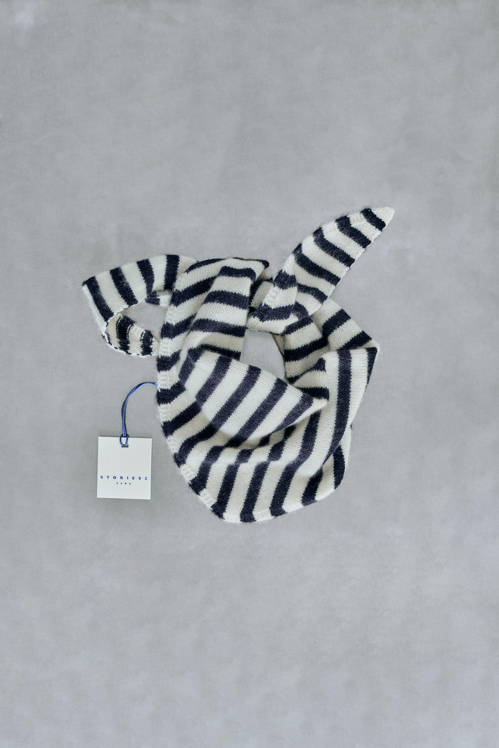 ZARA TIMELESS - 100% CASHMERE TRIANGULAR SCARF